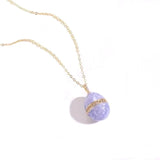 Enamel Egg Pendant Necklace, Environmental Friendly