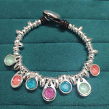 Electroplating 925 Silver Diamonds Bracelet Charm Beads