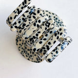 Acetate Tortoiseshell Leopard Hair Claw Clips Mini Plain Hair Acessories