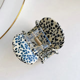 Acetate Tortoiseshell Leopard Hair Claw Clips Mini Plain Hair Acessories