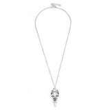 Stereo Crow Head Skull Pendant Necklace Chains Christmas Present