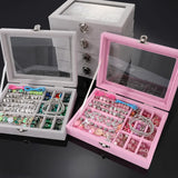 Crystal Bracelet Children's Set Vintage Flannelette Diy Metal Accessories