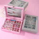 Crystal Bracelet Children's Set Vintage Flannelette Diy Metal Accessories