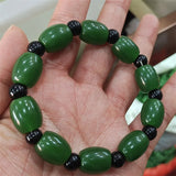 Hand Hetian Jade Bracelet Jewelry Lucky Gift Men Women