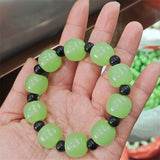 Hand Hetian Jade Bracelet Jewelry Lucky Gift Men Women