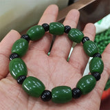 Hand Hetian Jade Bracelet Jewelry Lucky Gift Men Women