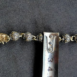 Hand Hetian Brass Buddha Beads Bracelet Men Women Luck Gifts