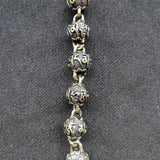 Hand Hetian Brass Buddha Beads Bracelet Men Women Luck Gifts