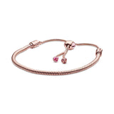 S925 Sterling Silver Love Bracelet for Women's DIY Charm Jewelry