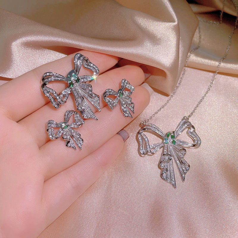 Women's Butterfly Shape Jewelry Three-piece Ring Set
