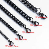 Men's Cuban Chain Necklace, Stainless Steel