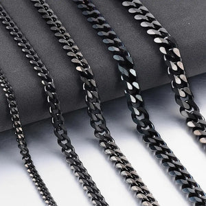 Men's Cuban Chain Necklace, Stainless Steel