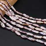 Baroque Shaped Pearl Rectangle DIY Bracelet Necklace 7x20-8x22mm