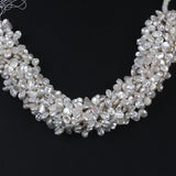 AA Grade 8-9mm Natural Freshwater Keshi Pearl Bead String
