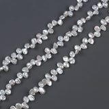 AA Grade 8-9mm Natural Freshwater Keshi Pearl Bead String