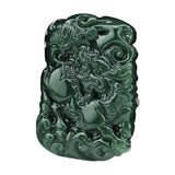 Cyan Unicorn Pendant Charm Bracelet Women's Hand-Carved Accessories