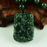 Cyan Unicorn Pendant Charm Bracelet Women's Hand-Carved Accessories