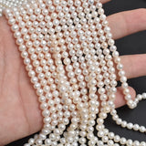 Freshwater Pearls 4-5 Near Round Loose Beads DIY Necklace Bracelet