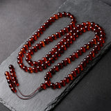 Hand-carve 108 Beads Honey Wax Baranglet -bracelet Men Women Luck