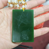 Hand-carved Jade Pendant Jewelry Men Women Luck Gifts