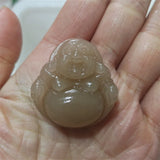 Hand-carve Jade Buddha Necklace Pendant Jewelry Men Women Luck