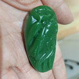 Natural Hand-carve Jade Cicada Necklace Pendant Jewelry Men Women Luck Gifts