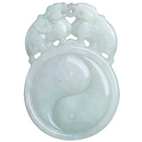 Hand-carved Jade Pixiu Pingan Buckle Necklace Pendant