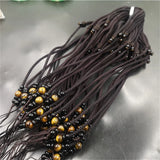 Hand-carved Retractable Necklace Cord Luck