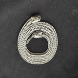 Hand-carve Tibetan Silver Dragon Head Necklace Pendant Jewelry Men Women Luck