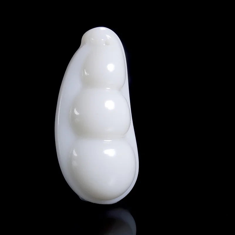 Hand-carve Jade Fudou Necklace Pendant Fashion Jewelry Men Women Gifts