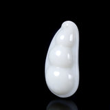 Hand-carve Jade Fudou Necklace Pendant Fashion Jewelry Men Women Gifts