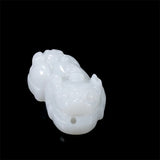 Hand-carve Jade Pixiu Necklace Pendant Luck Gifts