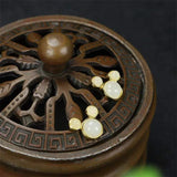 925 Silver Gufajin Inlaid Jade Mickey Earrings Studs for Women