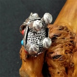 Hand-carved Elephant Necklace Pendant Men Women Luck