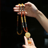 Natural Silk Jade Necklace Pendant Jewelry Men Women