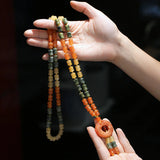 Hand-carved Silk Jade Necklace Pendant Men Women