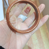 Hand-carved Jade Star Stone Bangle 60-62mm Bracelet Luck