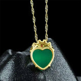 Hand-carved Jade 24k Necklace Pendant Men Women Luck