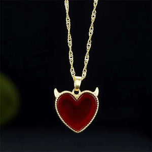Hand-carved Jade 24k Red Heart Necklace Pendant Jewelry Men Women