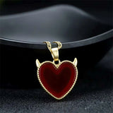 Hand-carved Jade 24k Red Heart Necklace Pendant Jewelry Men Women