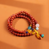 Hand-carved Jade South Red Bracelet Jewelry Bangles Men Women Lucky