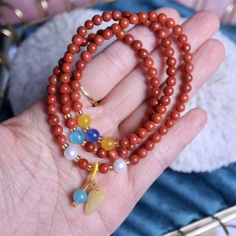 Hand-carved Jade South Red Bracelet Jewelry Bangles Men Women Lucky