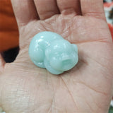 Hand-carved Jade Zodiac Pig Necklace Pendant Jewelry Men Women Luck Gifts
