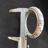 Hand-carved Tibetan Silver Hollow Bangle Bracelet Men Women Luck Gifts