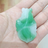 Handcarve Jade Goldfish Necklace Pendant Men Women Luck