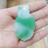 Handcarve Jade Goldfish Necklace Pendant Men Women Luck