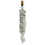 Natural Handcarve Jade Pingan Buckle Necklace Pendant Jewelry Men Women Luck