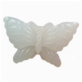 Handcarve Jade Butterfly Necklace Pendant Men Women Luck