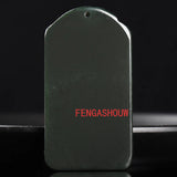 Natural Hetian Jade Hand-carved Guanyin Pendant Necklace
