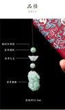 Natural Jade Pixiu Mobile Phone Pendant Chinese Style Jadeite Jewelry